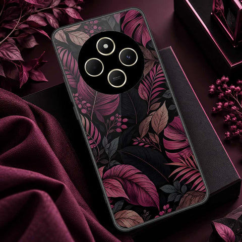 Xiaomi Redmi 14C Cover - ONation Botanical Bloom Series - HQ Ultra Shine Premium Infinity Glass Soft Silicon Borders Case
