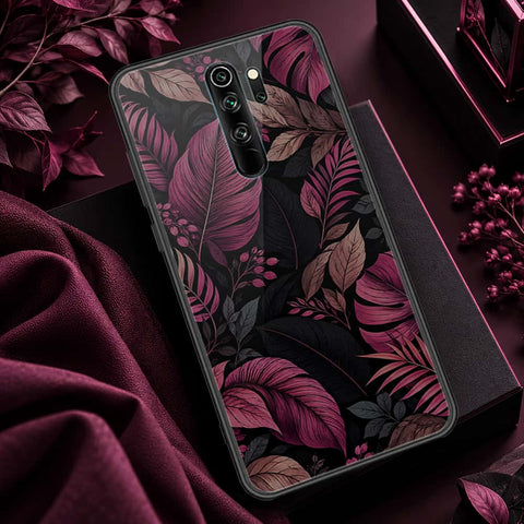 Xiaomi Redmi Note 8 Pro Cover - ONation Botanical Bloom Series - HQ Ultra Shine Premium Infinity Glass Soft Silicon Borders Case