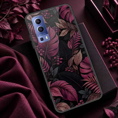Vivo Y52 5G Cover - ONation Botanical Bloom Series - HQ Ultra Shine Premium Infinity Glass Soft Silicon Borders Case
