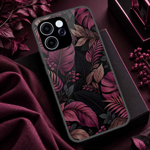 Oppo Reno 15F Cover - ONation Botanical Bloom Series - HQ Ultra Shine Premium Infinity Glass Soft Silicon Borders Case