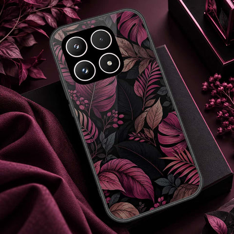 Xiaomi 17 Cover - ONation Botanical Bloom Series - HQ Ultra Shine Premium Infinity Glass Soft Silicon Borders Case