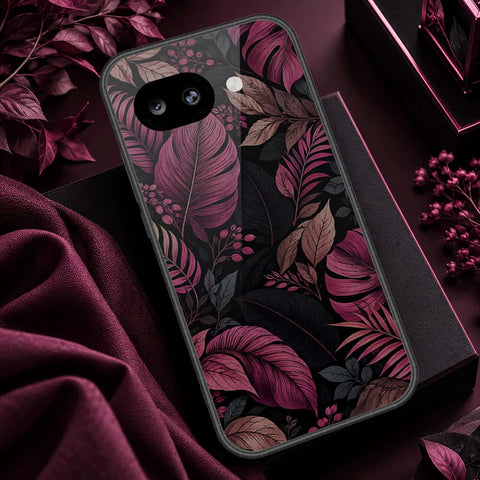 Google Pixel 10a Cover - ONation Botanical Bloom Series - HQ Ultra Shine Premium Infinity Glass Soft Silicon Borders Case