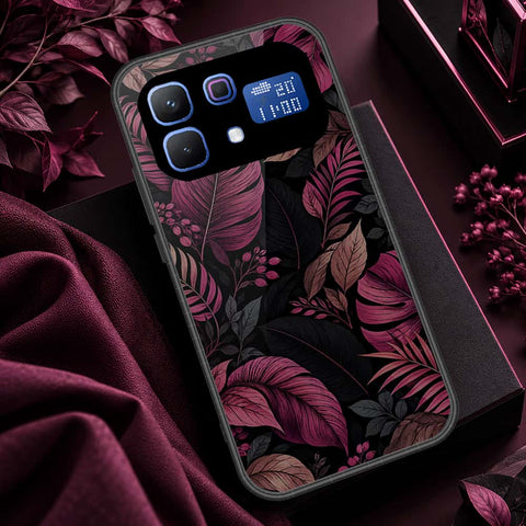 Infinix Note 60 Cover - ONation Botanical Bloom Series - HQ Ultra Shine Premium Infinity Glass Soft Silicon Borders Case
