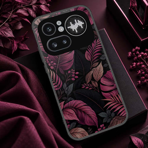 Nothing Phone 4a Pro Cover - ONation Botanical Bloom Series - HQ Ultra Shine Premium Infinity Glass Soft Silicon Borders Case