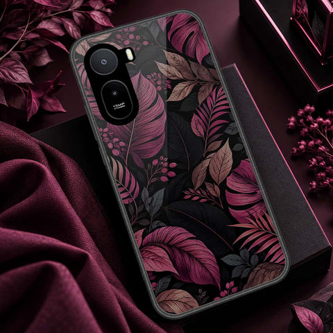 Xiaomi Redmi A7 Pro 5G Cover - ONation Botanical Bloom Series - HQ Ultra Shine Premium Infinity Glass Soft Silicon Borders Case