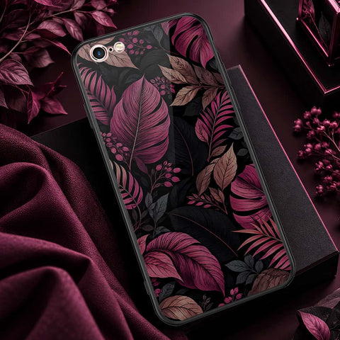 iPhone 6s Plus / 6 Plus Cover - ONation Botanical Bloom Series - HQ Ultra Shine Premium Infinity Glass Soft Silicon Borders Case