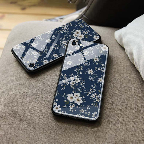 Samsung Galaxy A55 Cover - ONation Botanical Bloom Series - HQ Ultra Shine Premium Infinity Glass Soft Silicon Borders Case