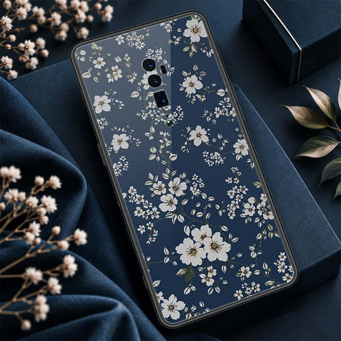 Oppo Reno 10x Zoom Cover - ONation Botanical Bloom Series - HQ Ultra Shine Premium Infinity Glass Soft Silicon Borders Case