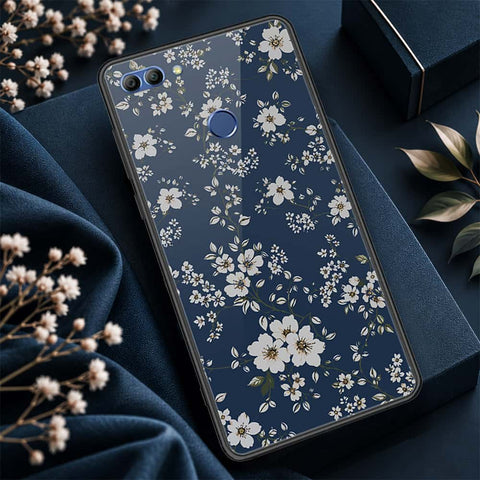 Huawei Y9 Prime 2018 Cover - ONation Botanical Bloom Series - HQ Ultra Shine Premium Infinity Glass Soft Silicon Borders Case