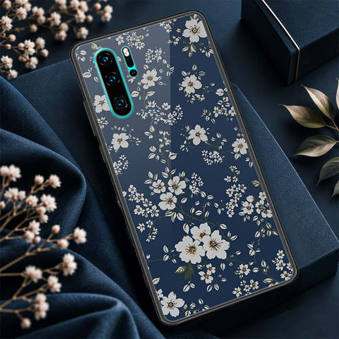Huawei P30 Pro Cover - ONation Botanical Bloom Series - HQ Ultra Shine Premium Infinity Glass Soft Silicon Borders Case