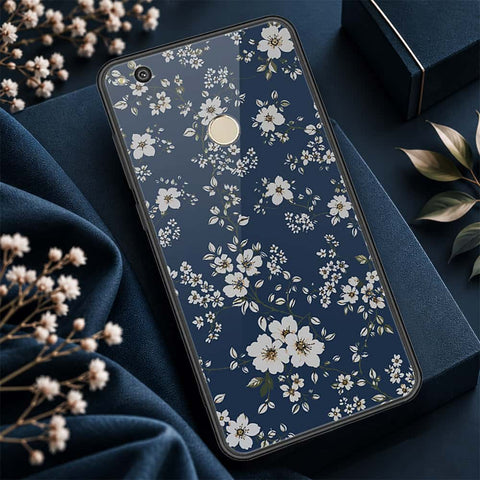 Huawei Honor 8 Lite Cover - ONation Botanical Bloom Series - HQ Ultra Shine Premium Infinity Glass Soft Silicon Borders Case