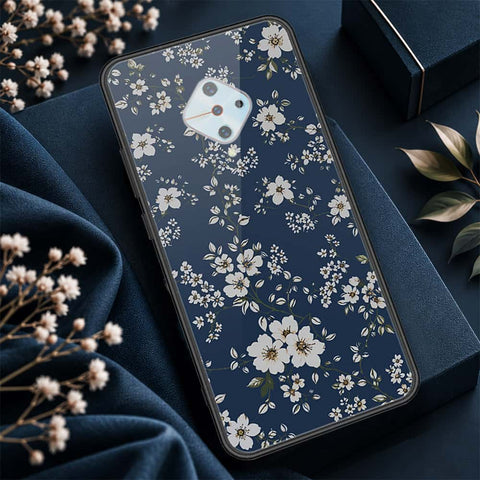 Vivo S1 Pro Cover - ONation Botanical Bloom Series - HQ Ultra Shine Premium Infinity Glass Soft Silicon Borders Case