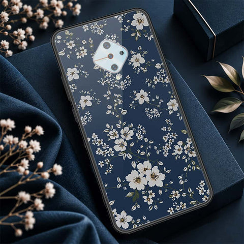 Vivo Y51 (2020 September) Cover - ONation Botanical Bloom Series - HQ Ultra Shine Premium Infinity Glass Soft Silicon Borders Case