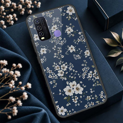 Vivo Y50 Cover - ONation Botanical Bloom Series - HQ Ultra Shine Premium Infinity Glass Soft Silicon Borders Case