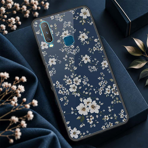 Vivo Y12 Cover - ONation Botanical Bloom Series - HQ Ultra Shine Premium Infinity Glass Soft Silicon Borders Case