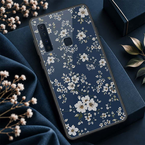 Samsung Galaxy A9 Star Pro Cover - ONation Botanical Bloom Series - HQ Ultra Shine Premium Infinity Glass Soft Silicon Borders Case