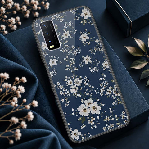 Vivo Y11s Cover - ONation Botanical Bloom Series - HQ Ultra Shine Premium Infinity Glass Soft Silicon Borders Case