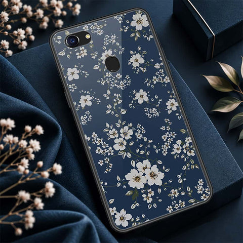 Oppo F5 Cover - ONation Botanical Bloom Series - HQ Ultra Shine Premium Infinity Glass Soft Silicon Borders Case