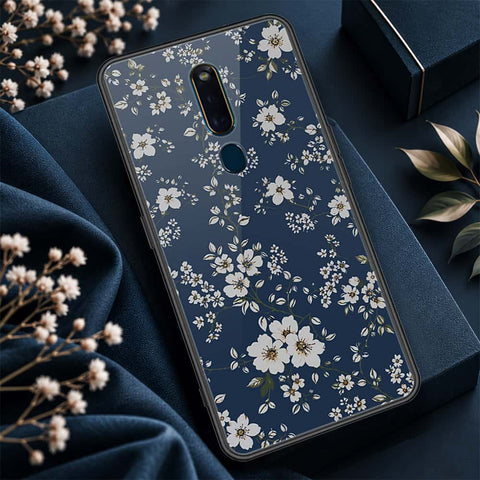 Oppo F11 Pro Cover - ONation Botanical Bloom Series - HQ Ultra Shine Premium Infinity Glass Soft Silicon Borders Case