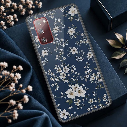 Samsung Galaxy S20 FE Cover - ONation Botanical Bloom Series - HQ Ultra Shine Premium Infinity Glass Soft Silicon Borders Case