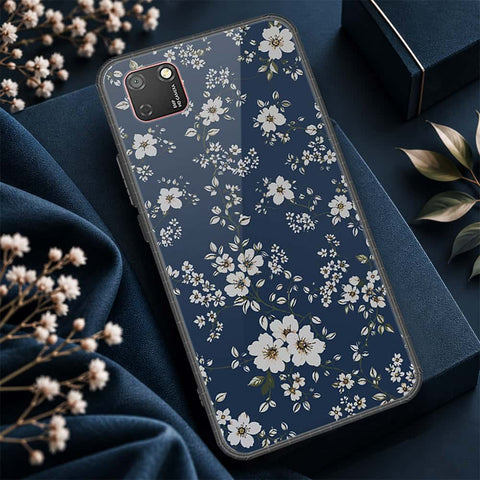 Honor 9S Cover - ONation Botanical Bloom Series - HQ Ultra Shine Premium Infinity Glass Soft Silicon Borders Case