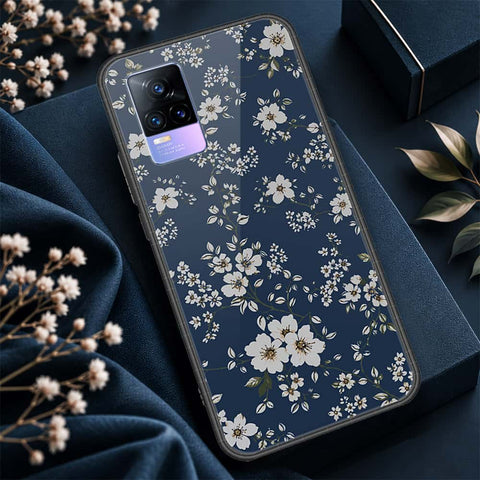Vivo V21e Cover - ONation Aesthetic Collage Series - HQ Ultra Shine Premium Infinity Glass Soft Silicon Borders Case