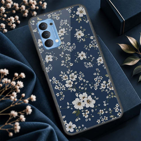 Oppo Reno 4 Cover - ONation Aesthetic Collage Series - HQ Ultra Shine Premium Infinity Glass Soft Silicon Borders Case