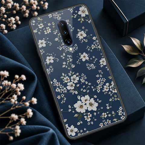 OnePlus 7 Pro Cover - ONation Botanical Bloom Series - HQ Ultra Shine Premium Infinity Glass Soft Silicon Borders Case