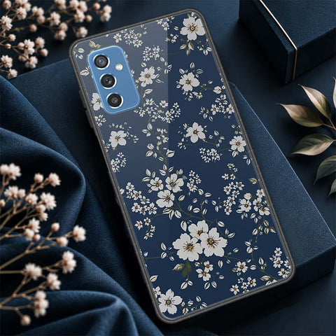 Samsung Galaxy M52 5G Cover - ONation Botanical Bloom Series - HQ Ultra Shine Premium Infinity Glass Soft Silicon Borders Case
