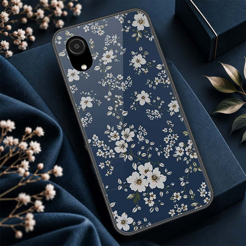 Samsung Galaxy A03 Core Cover - ONation Botanical Bloom Series - HQ Ultra Shine Premium Infinity Glass Soft Silicon Borders Case