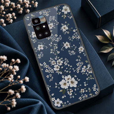 Xiaomi Redmi 10 Prime Cover - ONation Botanical Bloom Series - HQ Ultra Shine Premium Infinity Glass Soft Silicon Borders Case