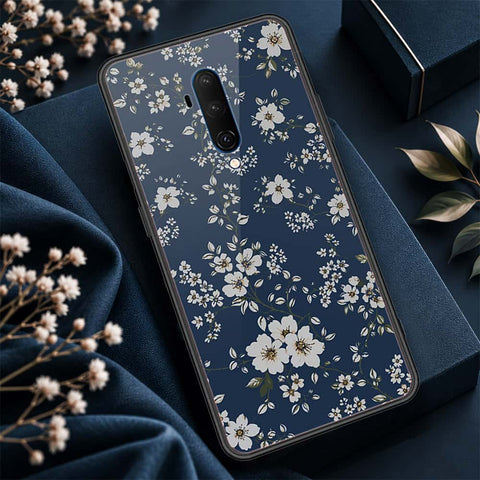 OnePlus 7T Pro Cover - ONation Botanical Bloom Series - HQ Ultra Shine Premium Infinity Glass Soft Silicon Borders Case