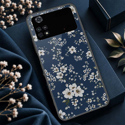 Xiaomi Poco M4 Pro Cover - ONation Botanical Bloom Series - HQ Ultra Shine Premium Infinity Glass Soft Silicon Borders Case