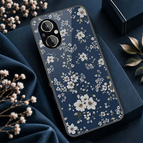 OnePlus Nord N20 5G Cover - ONation Botanical Bloom Series - HQ Ultra Shine Premium Infinity Glass Soft Silicon Borders Case