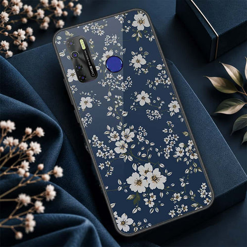 Tecno Spark 5 Pro Cover - ONation Botanical Bloom Series - HQ Ultra Shine Premium Infinity Glass Soft Silicon Borders Case
