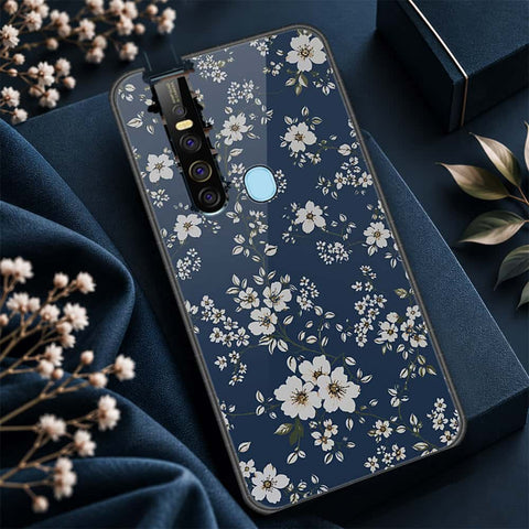 Tecno Camon 15 Pro Cover - ONation Botanical Bloom Series - HQ Ultra Shine Premium Infinity Glass Soft Silicon Borders Case
