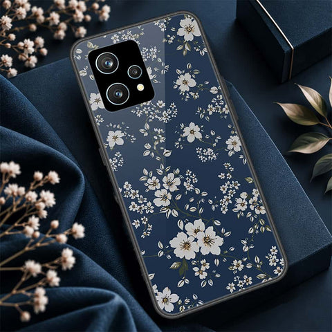 Realme 9 Pro Plus  Cover - ONation Botanical Bloom Series - HQ Ultra Shine Premium Infinity Glass Soft Silicon Borders Case