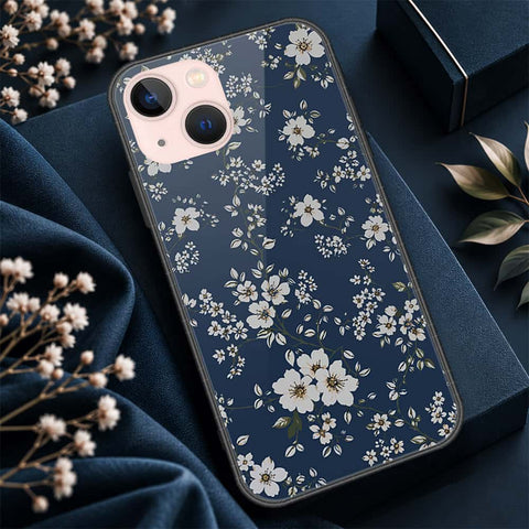 iPhone 14 Plus Cover - ONation Botanical Bloom Series - HQ Ultra Shine Premium Infinity Glass Soft Silicon Borders Case