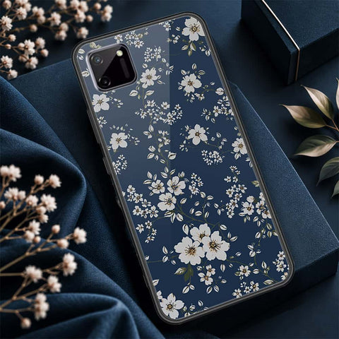 Realme C11 Cover - ONation Botanical Bloom Series - HQ Ultra Shine Premium Infinity Glass Soft Silicon Borders Case