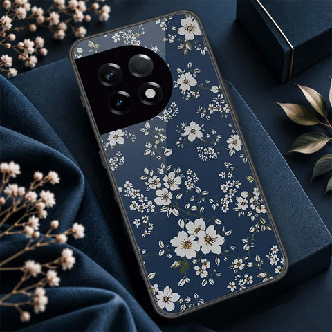 OnePlus 11 Cover - ONation Botanical Bloom Series - HQ Ultra Shine Premium Infinity Glass Soft Silicon Borders Case