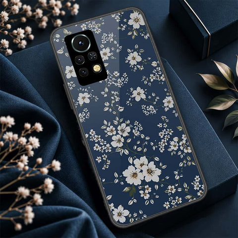 Infinix Note 11s Cover - ONation Botanical Bloom Series - HQ Ultra Shine Premium Infinity Glass Soft Silicon Borders Case