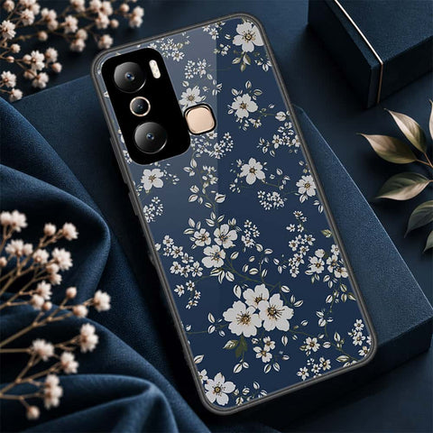 Infinix Hot 20i Cover - ONation Aesthetic Collage Series - HQ Ultra Shine Premium Infinity Glass Soft Silicon Borders Case