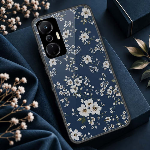 Infinix Hot 20S Cover - ONation Botanical Bloom Series - HQ Ultra Shine Premium Infinity Glass Soft Silicon Borders Case
