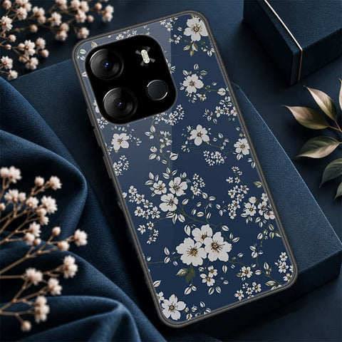 Tecno Pop 7 Pro Cover - ONation Aesthetic Collage Series - HQ Ultra Shine Premium Infinity Glass Soft Silicon Borders Case