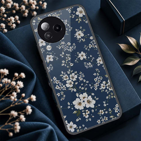 Xiaomi Civi 3 Cover - ONation Botanical Bloom Series - HQ Ultra Shine Premium Infinity Glass Soft Silicon Borders Case