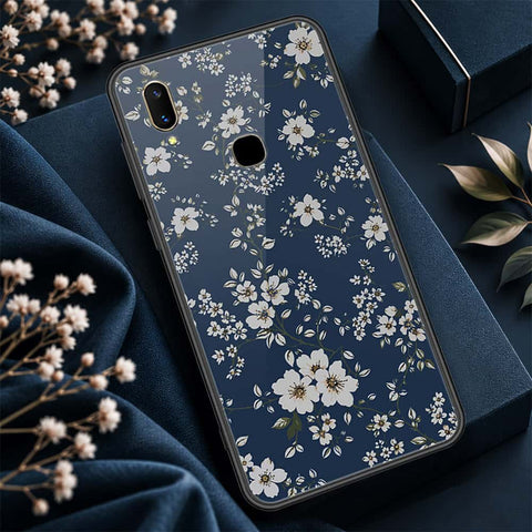 Vivo Z3 Cover - ONation Botanical Bloom Series - HQ Ultra Shine Premium Infinity Glass Soft Silicon Borders Case