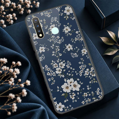 Vivo Y19 Cover - ONation Botanical Bloom Series - HQ Ultra Shine Premium Infinity Glass Soft Silicon Borders Case