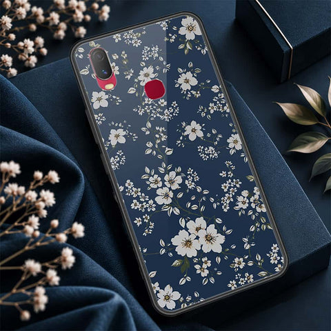 Vivo Y11 2019 Cover - ONation Botanical Bloom Series - HQ Ultra Shine Premium Infinity Glass Soft Silicon Borders Case