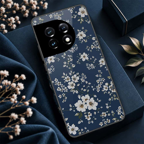 OnePlus Ace 2 Pro Cover - ONation Botanical Bloom Series - HQ Ultra Shine Premium Infinity Glass Soft Silicon Borders Case