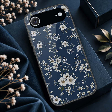 iPhone 18 Air - ONation Botanical Bloom Series - HQ Ultra Shine Premium Infinity Glass Soft Silicon Borders Case